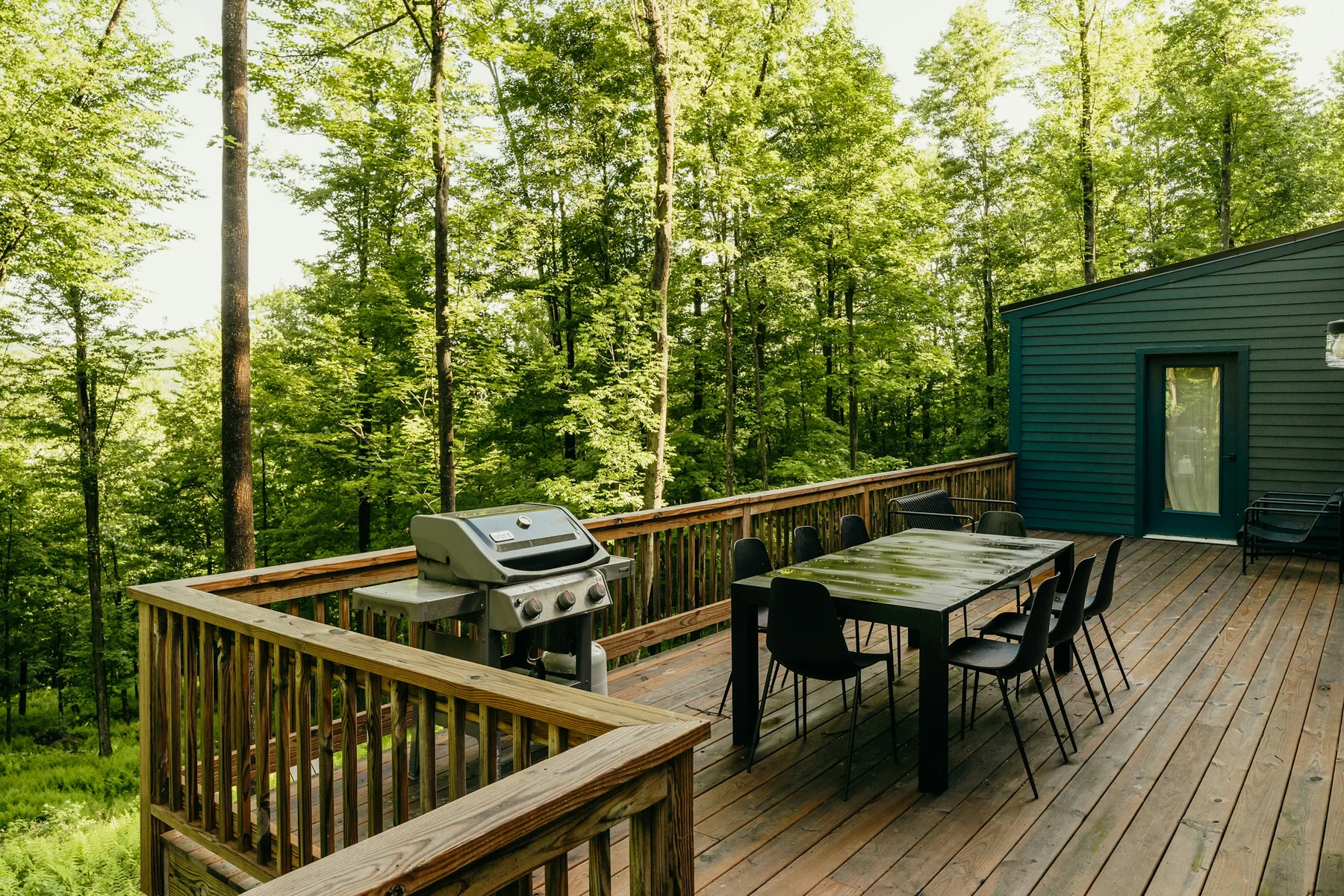 Clean outdoor deck